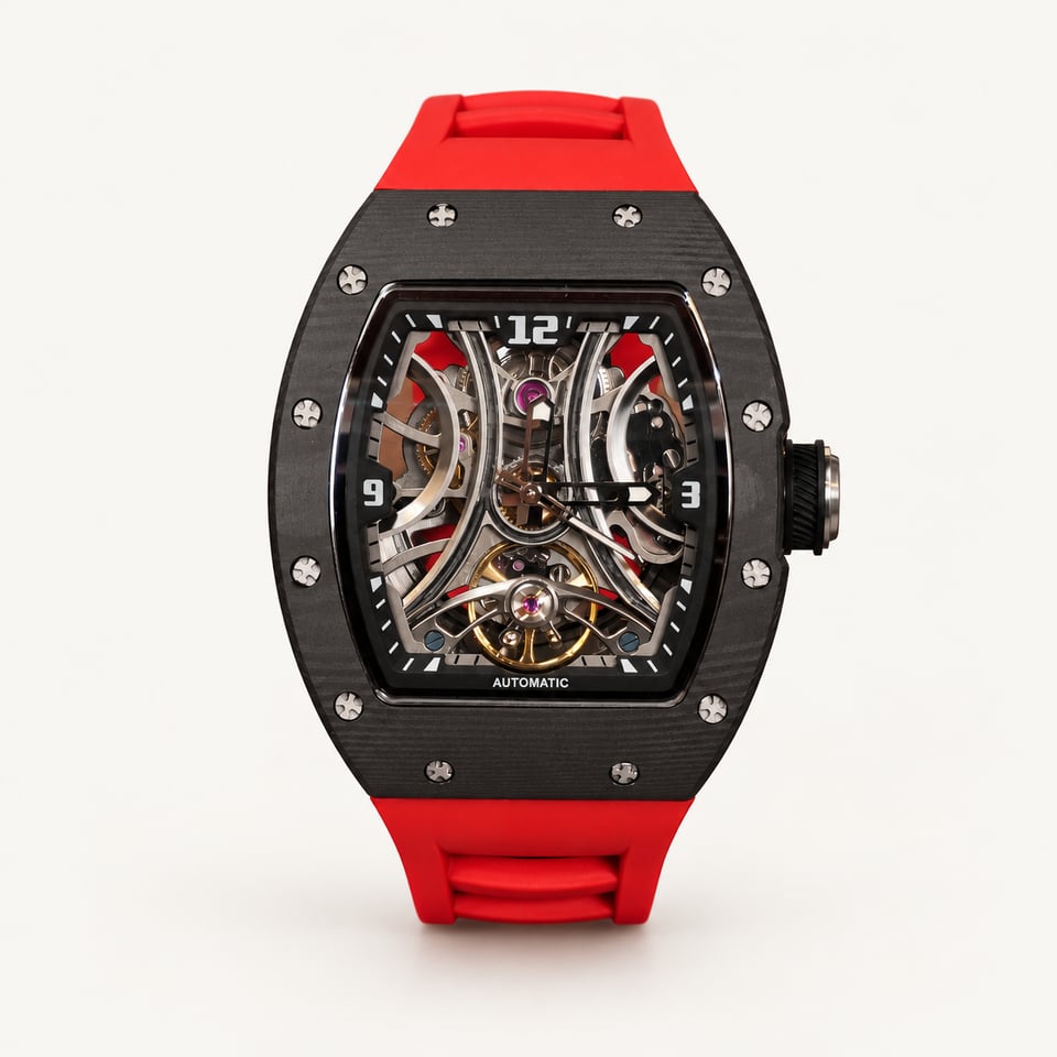 GHOST REGEND R2508 — Carbon Trăng Khuyết — Đỏ